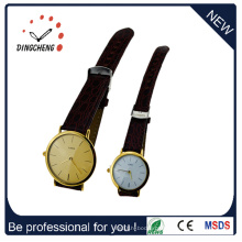 2015 China New Couple Lover Aço Liga Relógios De Luxo De Quartzo Melhor Relógio Das Mulheres Da Marca (DC-1393)